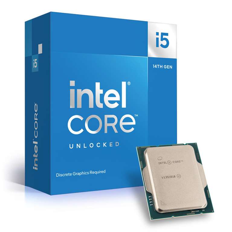 Processeur Intel Core i5-14600KF - 3,5 GHz (Raptor Lake Refresh), Socket 1700, boxed