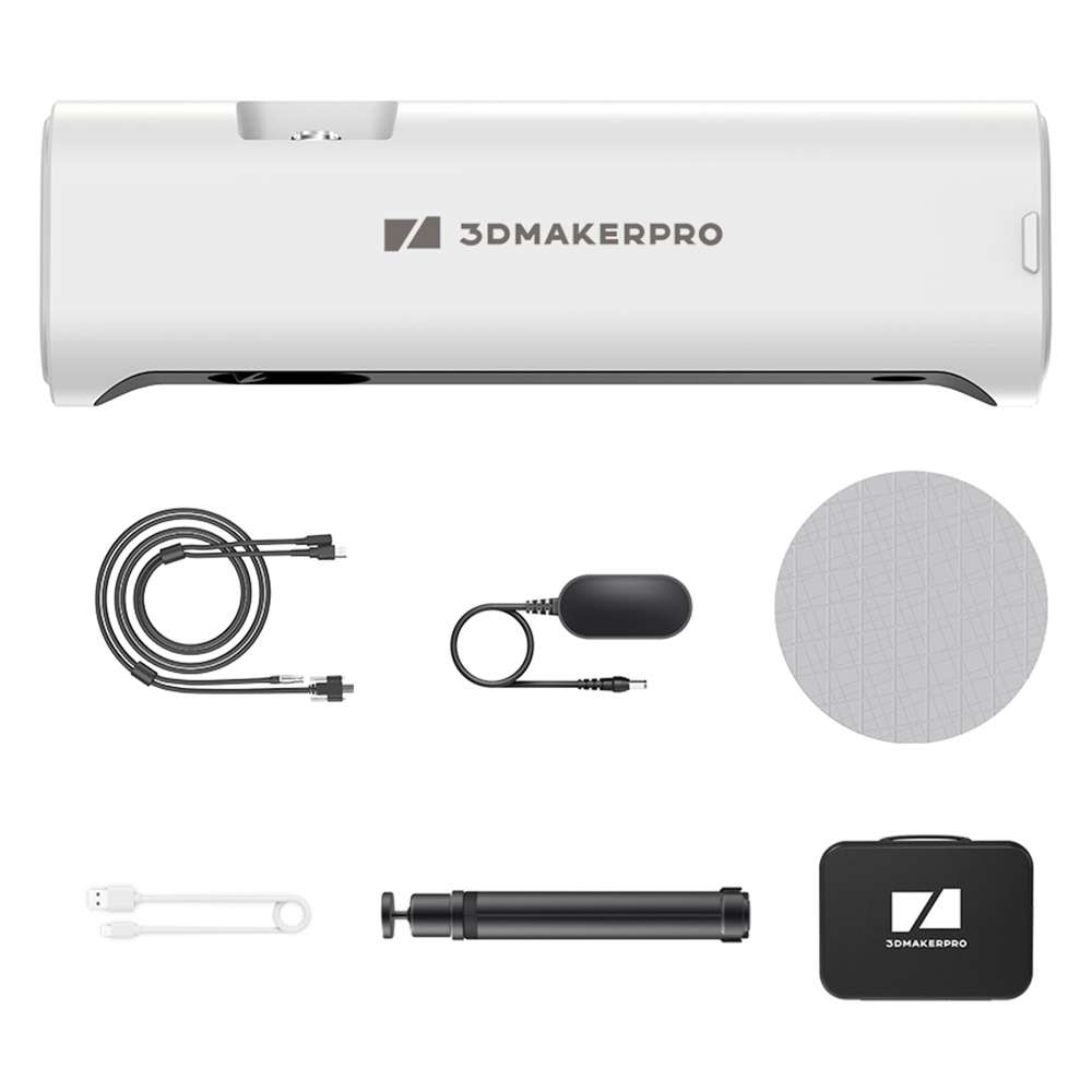 Scanner 3D 3DMakerpro Lynx Premium Edition - 0,10 mm, 10 ips, STL/OBJ ...