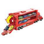 Jouet Disney Pixar Cars - Camion Transporteur Mack avec voiture de course en métal