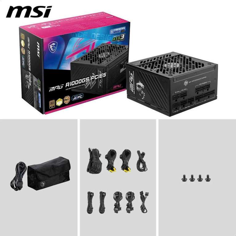 Alimentation PC MSI – Modèle D'occasion Sous Garantie – Bon état