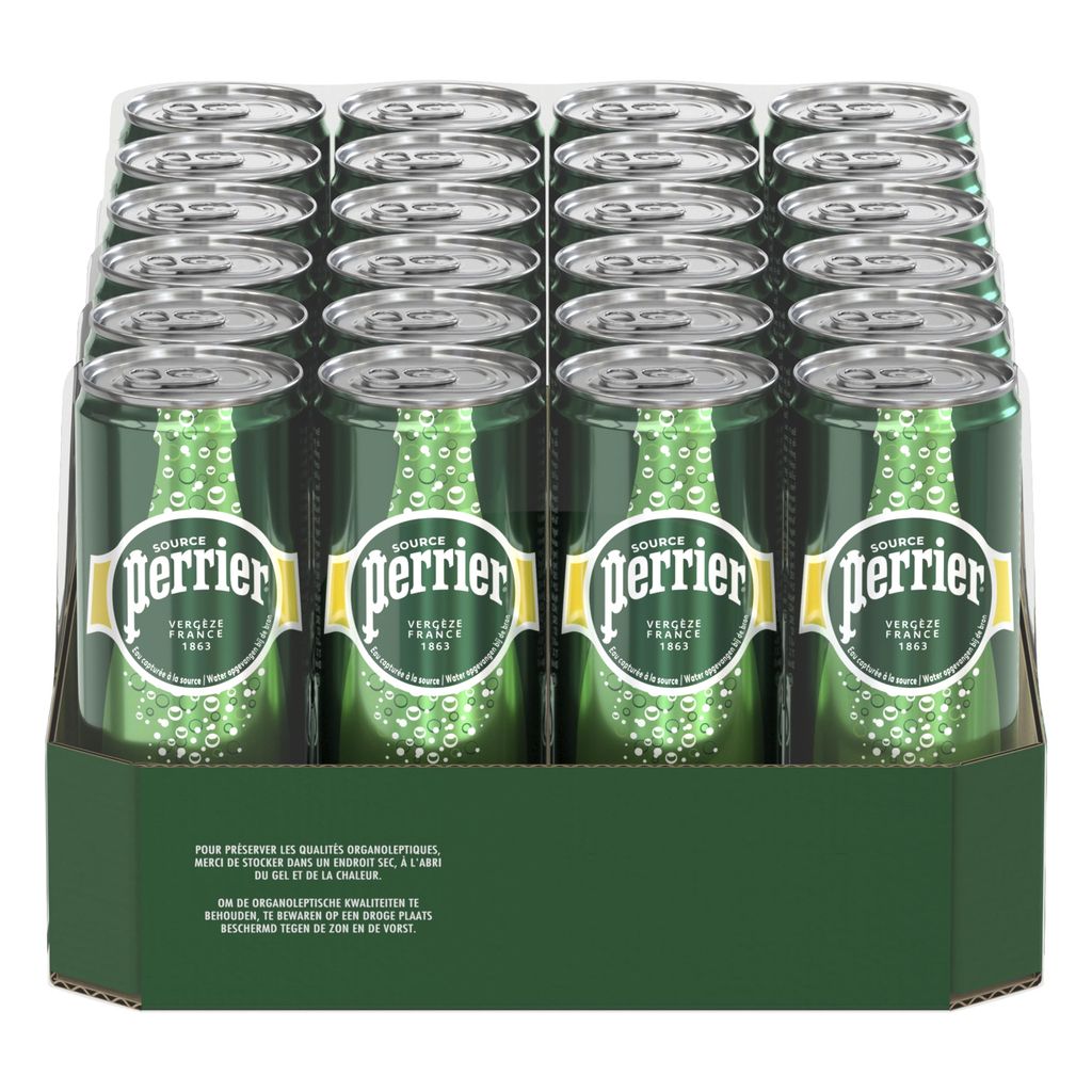 4 Packs de 6x 33cl Perrier Minérale Naturelle gazeuse