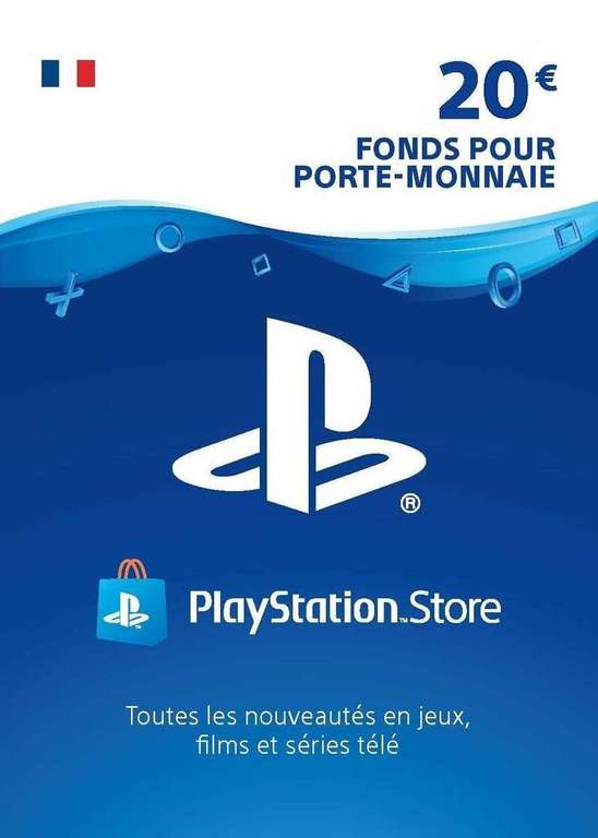 Carte PlayStation Network (PSN) France - 20€ (Dématérialisé)