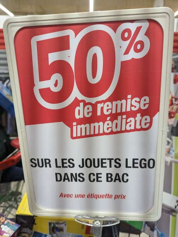50% de réduction sur une sélection de jouets Lego - Bruay-la-Buissière (62)