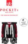 Poussette Cybex Pockit + All-City - Collection Fashion, Dès la naissance, Pliage ultra-compact, Canopy UPF50+ (différents coloris)