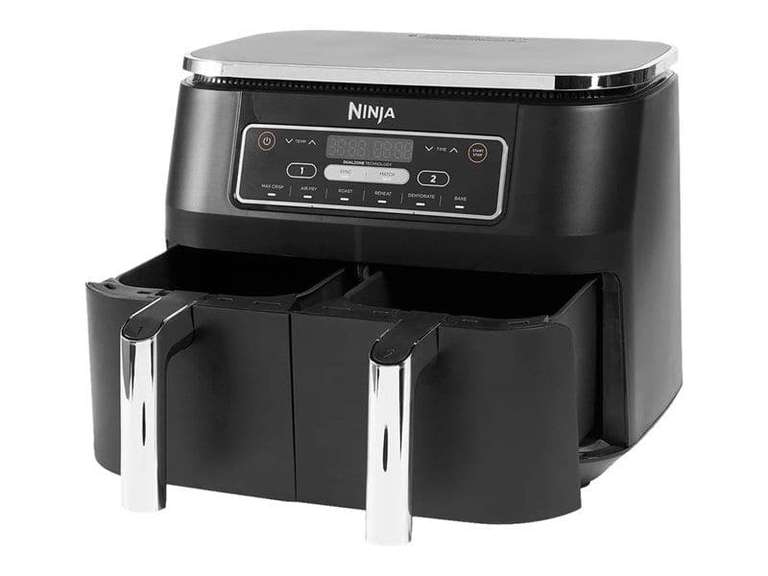 Friteuse sans huile NinjaFoodi Air Fryer AF300EU - Double Compartiment, 7,6L, Noir (+ 8,45 € en Rakuten Points)