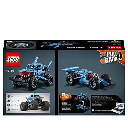 Jeu de construction Lego Technic - Monster Jam Megalodon n°42134 (Via coupon)