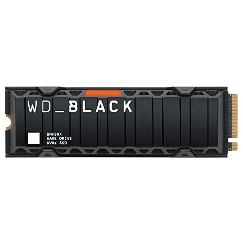 SSD interne NVMe Western Digital WD_Black SN850X 2280 PCIe 4.0 (WDS200T2XHE) - 2 To, avec dissipateur thermique Heatsink