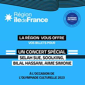 Invitation gratuite sur inscription au Concert Spécial au Bois de Vincennes - Olympiade culturelle 2023, Paris (75)
