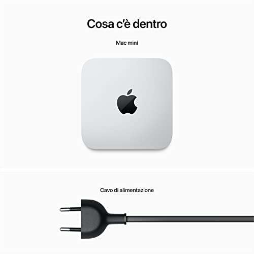 PC Apple Mac mini 2023 - Puce M2, 256 Go, 8 Go de RAM (Version 512Go à 786.88€)