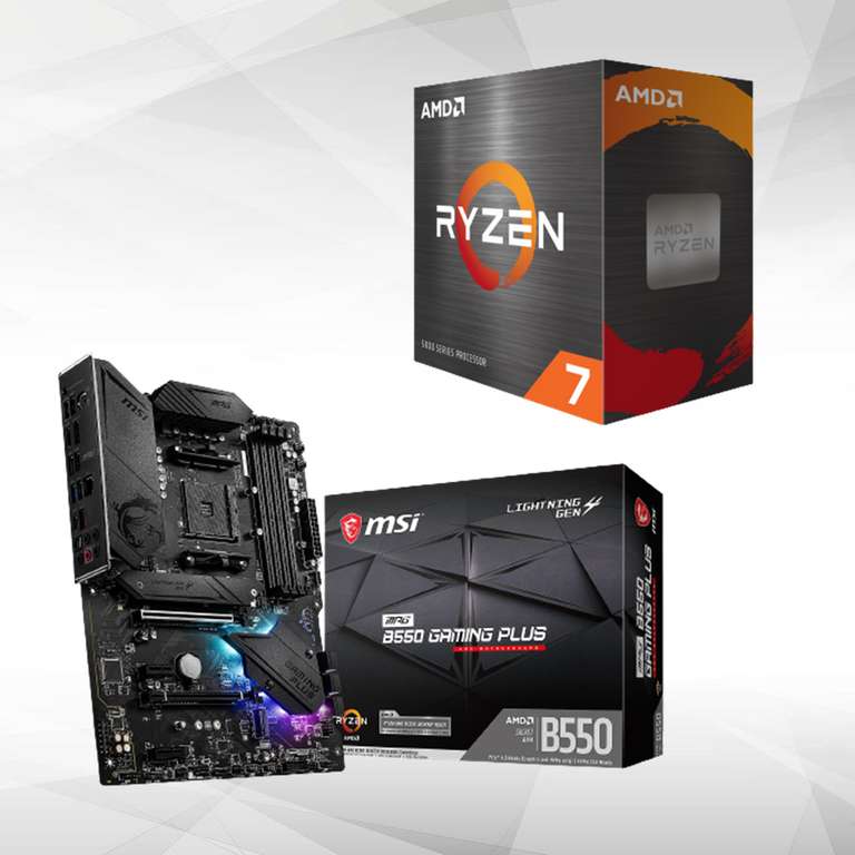 Kit évolution PC : AMD Ryzen 7 5800X + carte mère MSI MPG B550