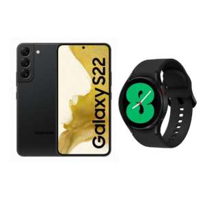 Smartphone 6.1" Samsung Galaxy S22 - 128 Go + Montre connectée Samsung Watch 4 (40 mm)