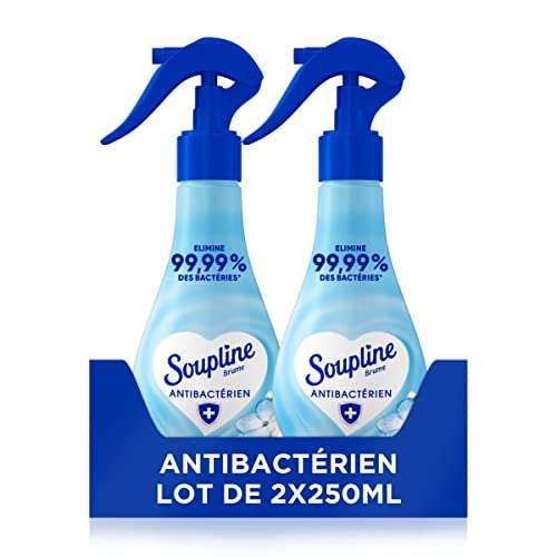 Lot de 2 sprays de Soupline Brume Parfum de linge Désinfectant et  Antibactérien - 2 x 250ml (Via Abonnement Prévoyez et Économisez) –