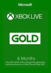 Abonnement de 6 mois au Xbox Live Gold - Convertible en 6 mois de Ultimate (Dématérialisé, clé globale)