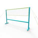Set de Beach Volley Copaya 500 Gonflable Bleu (Filet Et Structure)