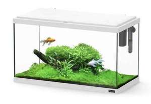 Aquarium Explorer Paris 60cm 58 litres blanc LED + (2 cleanbox ouate gratuit)