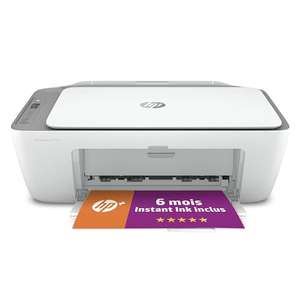 Imprimante Tout en Un HP DeskJet 2720e + 6 mois d’Instant Ink inclus avec HP+ (Photocopie, Scan, Impression, Wifi)