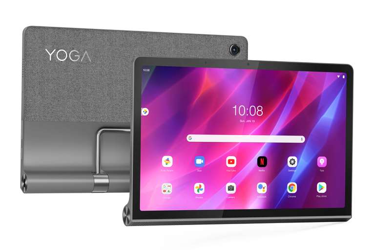 Tablette 11" Lenovo Yoga Tab 11 - 2K IPS 400nits, Helio G90T, RAM 4 Go, 128 Go, Dolby Vision, 7500 mAh (Via ODR de 50€)