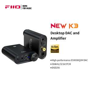 Amplificateur FiiO K3 - Haute résolution, 384 kHz/32 Bits DSD256 USB Type-C pour PC/Smartphone (vendeur tiers)