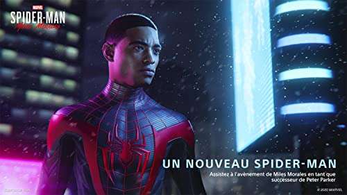 Jeu Marvel's Spider-Man : Miles Morales sur PS5 (PS4 à 25,39€)