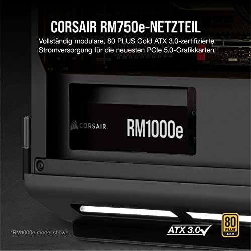Alimentation modulaire Corsair RM750e - 750W, 80+ Gold ATX 3.0 PCIE5