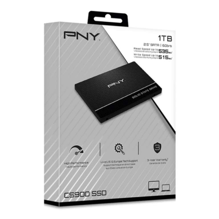 SSD interne 2.5" PNY CS900 SSD7CS900 - 1 To