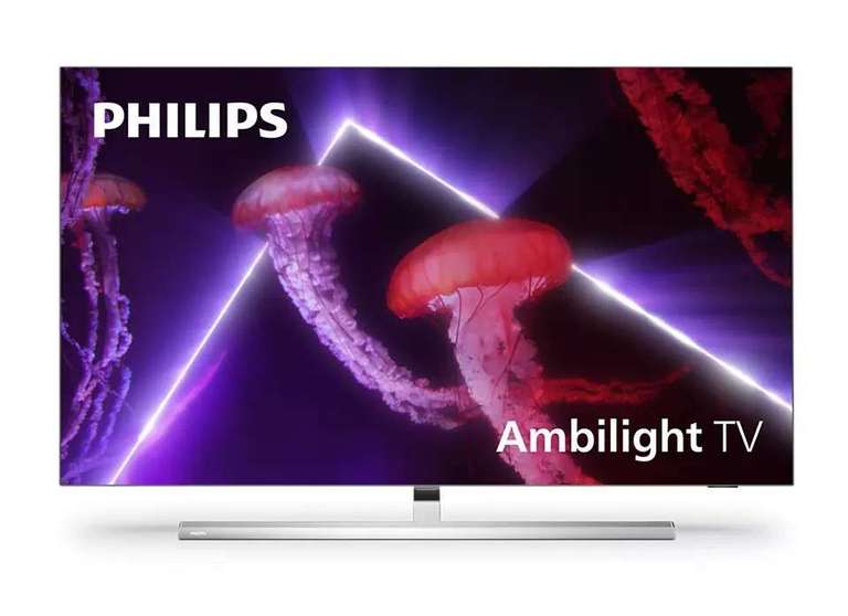 TV 65" Philips 65OLED807/12 - OLED, 4K UHD, 120 Hz, Dolby Vision & Atmos, Ambilight 4 côtés, Android TV (Frontaliers Suisse)