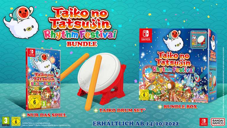 Taiko No Tatsujin Rhytm Festival sur Nintendo Switch