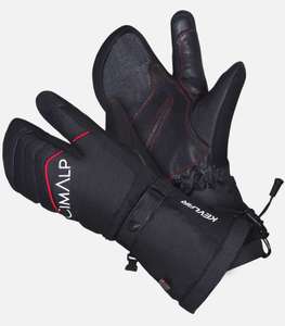 Paire de gants Cimalp - 3 doigts, grand froid, en Primaloft, Tailles XS à XL