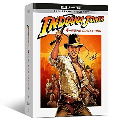 Coffret Digipack Indiana Jones L'intégrale Blu-Ray + 4K Ultra HD + Blu-Ray bonus - VF INCLUSE sur les films 4K