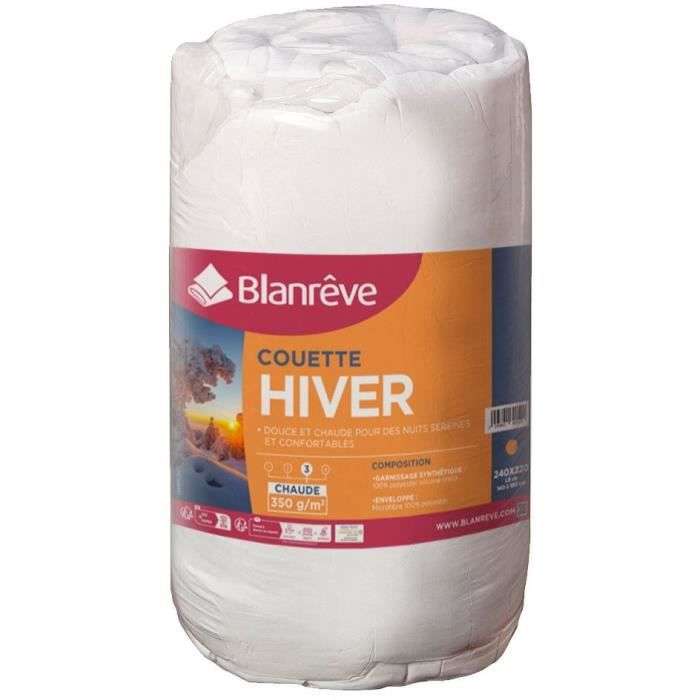 [CDAV] Couette Blanreve - 240x220 cm, 100% polyester, blanc