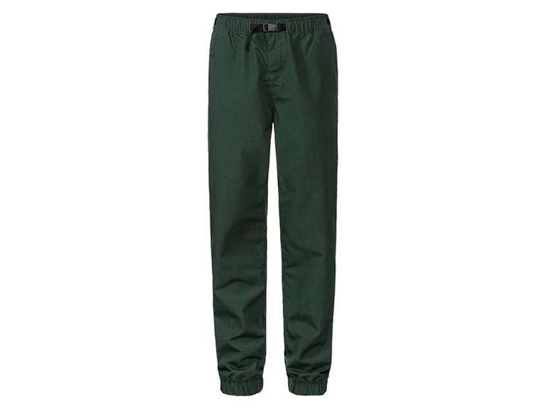 Pantalon cargo droit poches côtés Vert kaki
