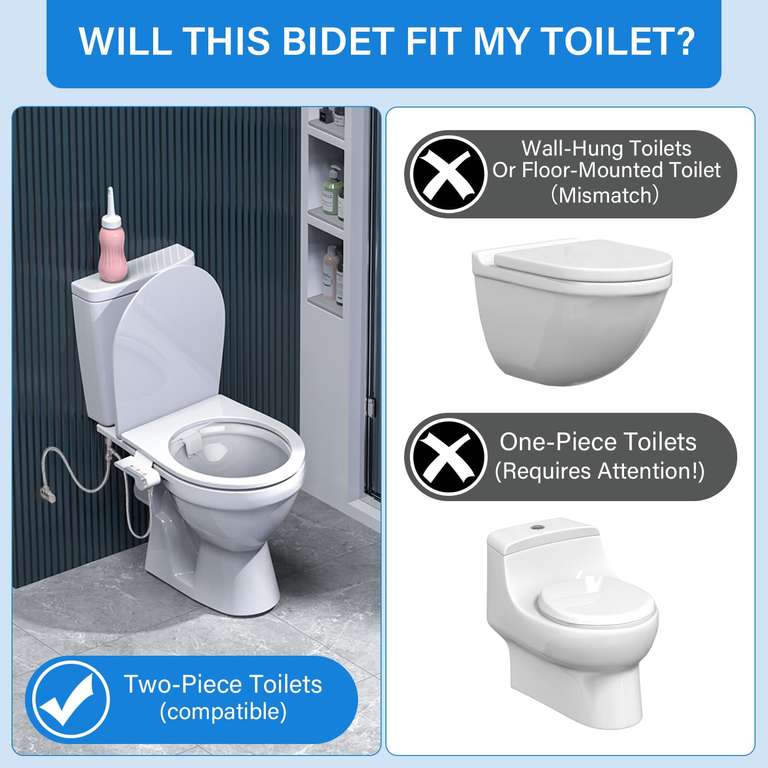 Bidet toilette japonaise non électrique Yeaupe Pro (via coupon