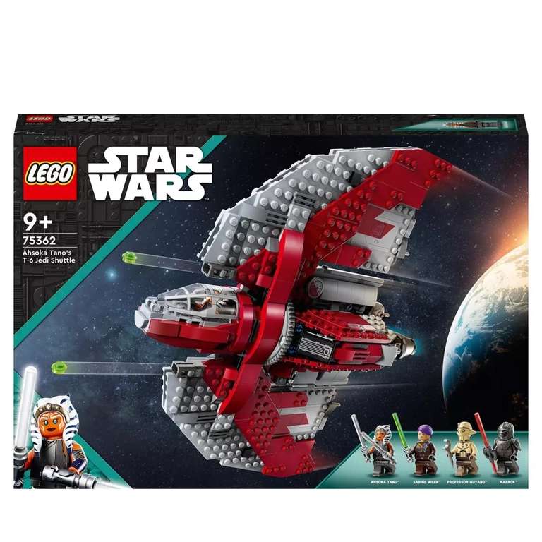 LEGO 75362 Star Wars La Navette T-6 d’Ahsoka Tano (via 15,72€ sur la carte de fidélité)