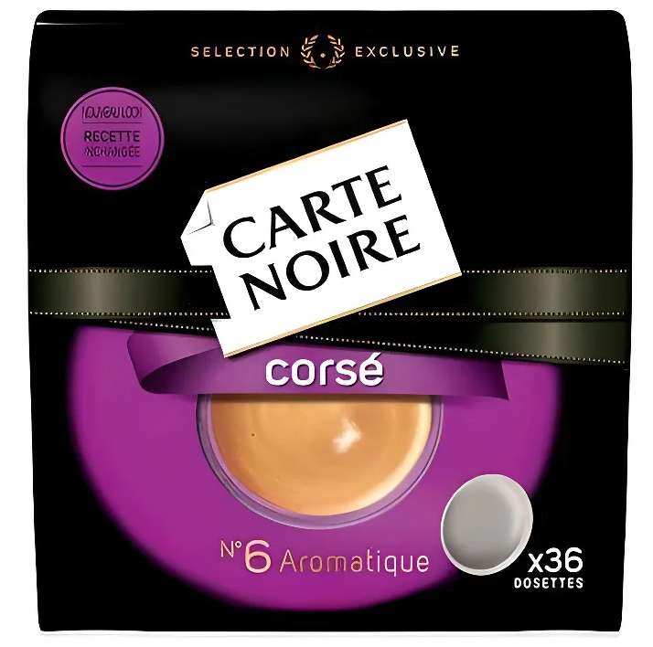 36 dosettes de Café Carte Noire - DLC : 31/05/2022 (Vendeur Tiers)
