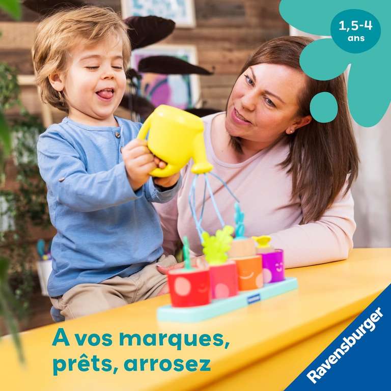 Ravensburger Play+ Mon Premier Service à Boissons – Carafe Lumineuse Et Sonore – Dès 18 Mois – Version FR