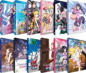 Pack 12 Coffrets Blu-ray Nisemonogatari + Bakemonogatari + Monogatari - Intégrale