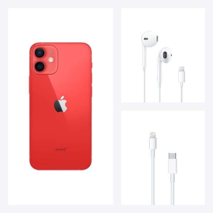 Smartphone 5.4" Apple iPhone 12 Mini - 256 Go (RED)