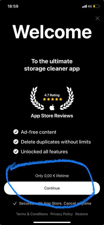 Application Clear Photos - Clean Cut gratuite sur iOS