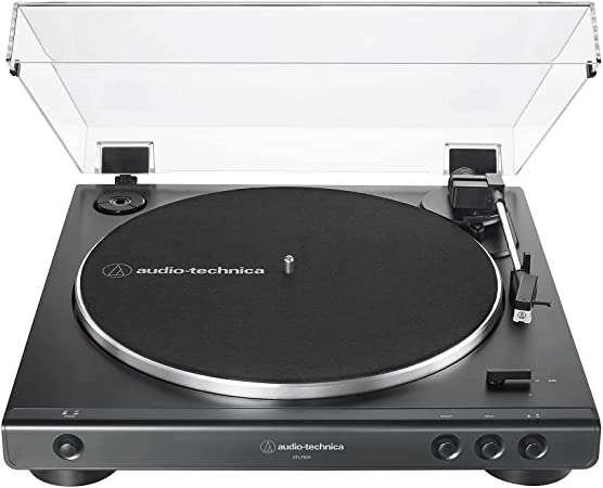 Platine vinyle Audio technica AT-LP60XBK - Automatique, Pré-ampli phono, entraînement Courroie