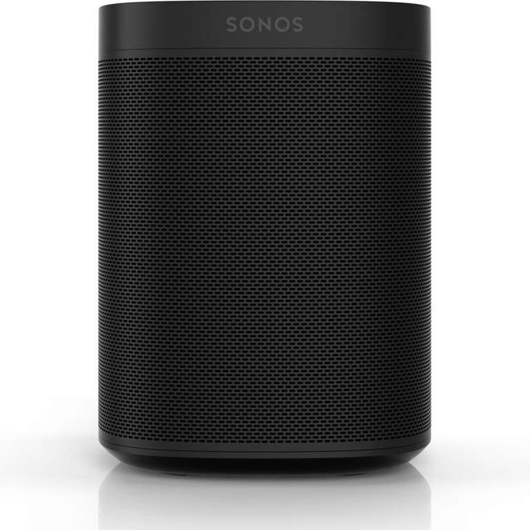 Enceinte sans-fil multiroom wifi Sonos One - Noir (Emballage abîmé - Garantie 24 mois) + 8€ crédités pour les adhérents