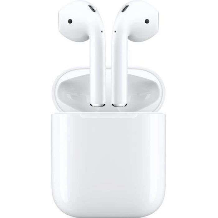 Écouteurs sans fil Apple AirPods 2 (MV7N2ZM/A) avec boitier de charge filaire (Via 20€ fidélité) - [Nouveau Client] : 69,99€ via SPRING30