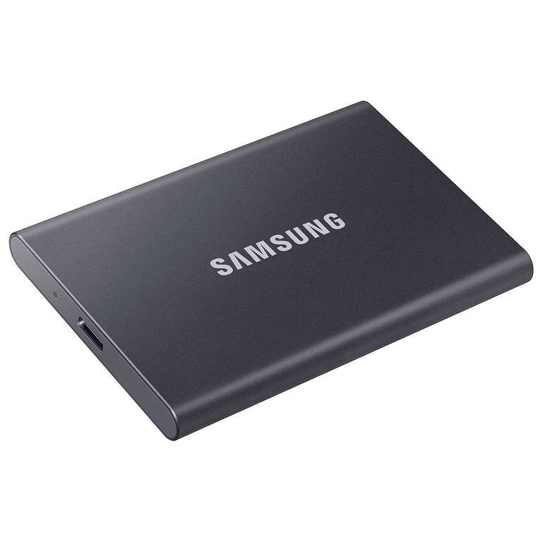SSD externe NVMe Samsung Portable T7 - 1 To (1050-1000 Mo/s en Lecture-Écriture) + Carte MicroSD Samsung EVO Plus (64 Go)