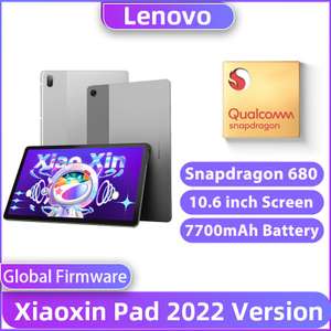 Tablette Tactile 10.6" Lenovo Xiaoxin Pad 2022 - 4 Go de RAM, 64 Go