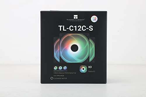 Ventilateur de boîtier Thermalright TL-C12C-S X3 Ventilateur de CPU 120 mm ARGB (vendeur tiers)
