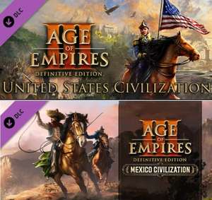 DLCs Age of Empires III: Definitive Edition - Double Pack United States + Mexico sur PC (Dématérialisé, Steam)