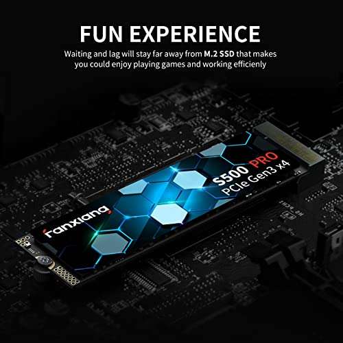 SSD interne M.2 NVMe Fanxiang S500 Pro - 2 To, 3500Mb/s (Vendeur Tiers)