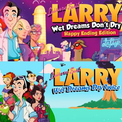 Sélection de Bundles - Ex: Leisure Suit Larry Wet Dreams Don't Dry + Leisure Suit Larry Wet Dreams Dry Twice sur PC (Dématérialisés -Steam)
