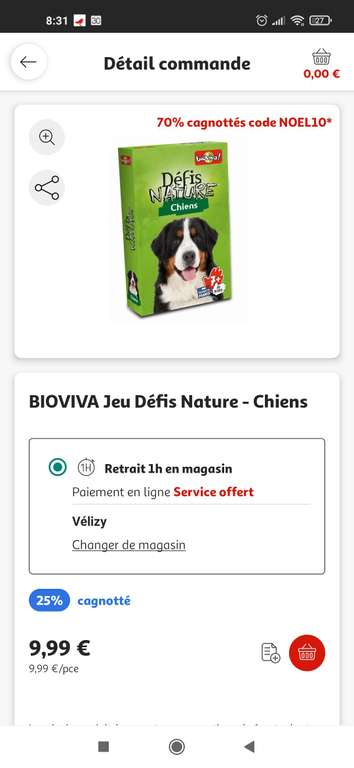 Jeu de cartes Défis Nature - Chiens - La Grande Récré