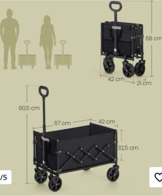 SOLEJAZZ Lot De 2 Roulettes De Transport 400kg - Chariots Déménagement Pliables Connectables Noirs