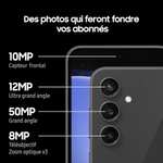 Smartphone 6,4" Samsung Galaxy S23 FE - 5G, 128 Go, Chargeur secteur rapide 25W inclus (Via ODR de 70€)